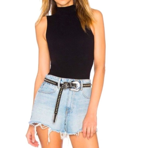 Commando Ballet Mock Neck Sleeveless Bodysuit NWT - Picture 1 of 12